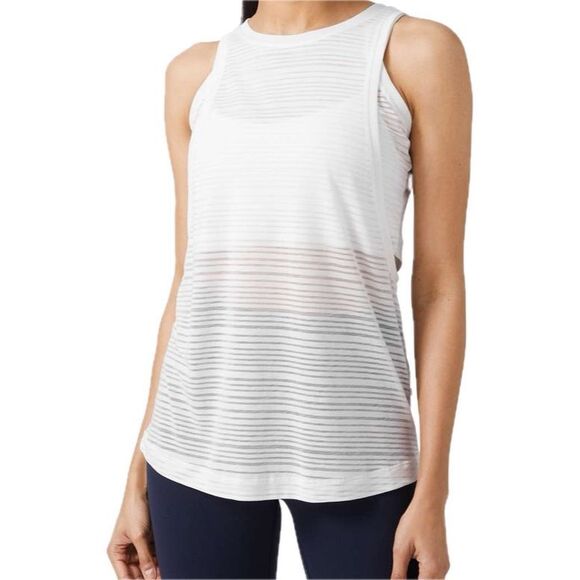 Lululemon Clear and Present Muscle Tank, White, GUC - Picture 7 of 9